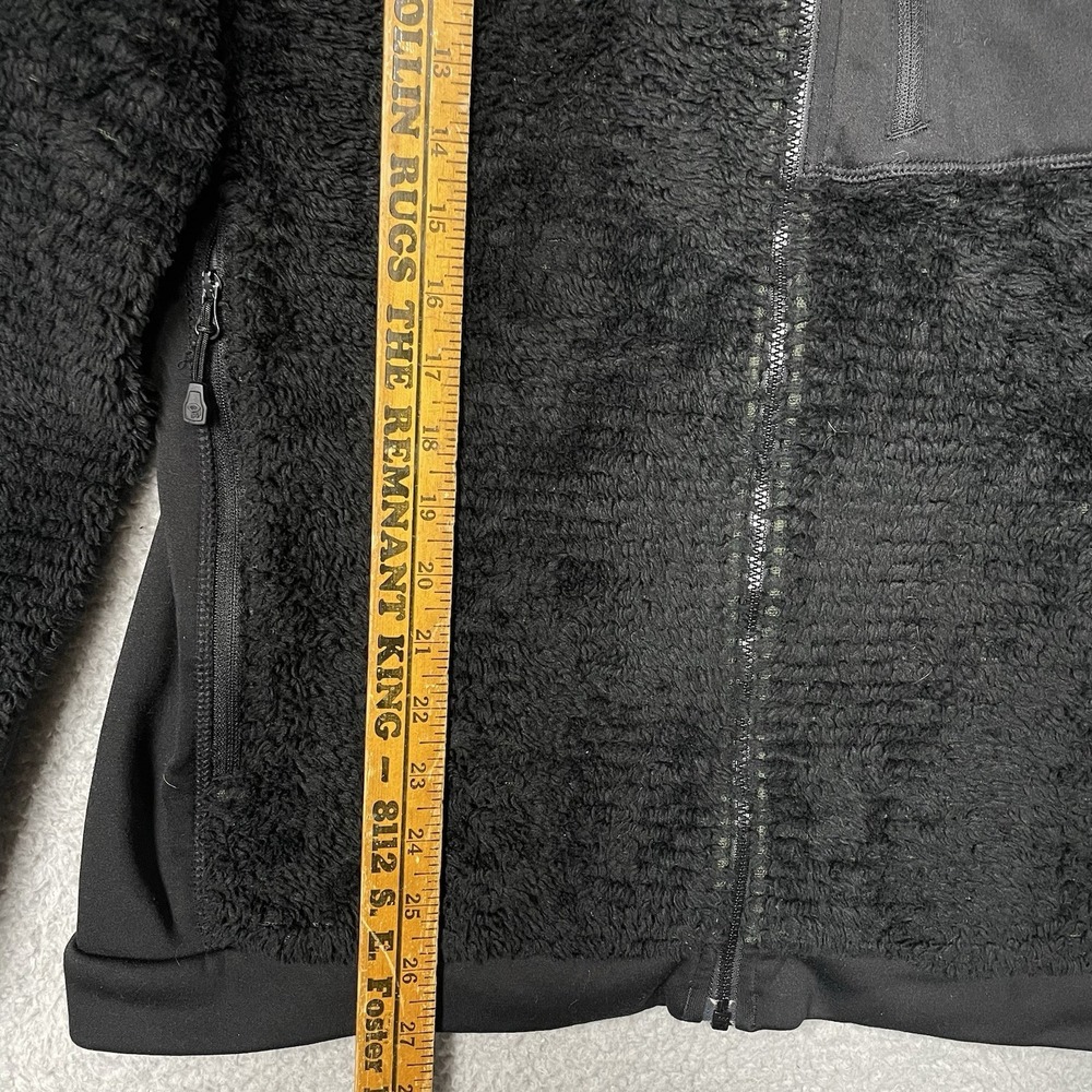 Mountain Hardwear Monkey Man Jacket Womens Size M Black Polartec Zip Up Fleece - Picture 4 of 7